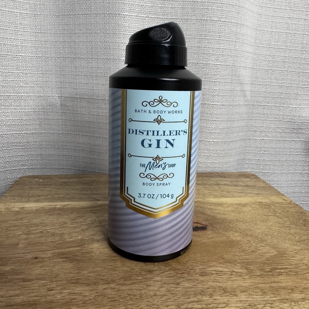 Bath & Body Works The Men's Shop Collection Body Spray 3.7 oz DISTILLER'S GIN